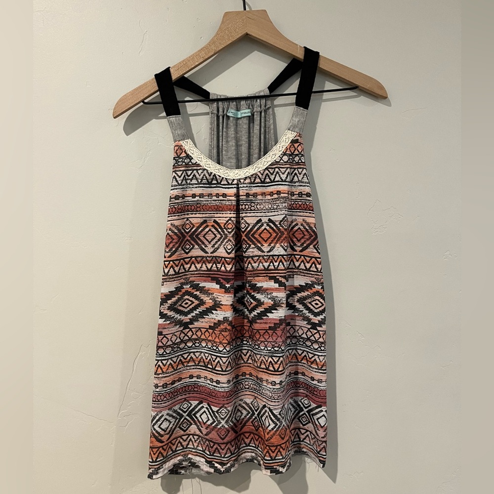 Maurices Tank in Aztec Print